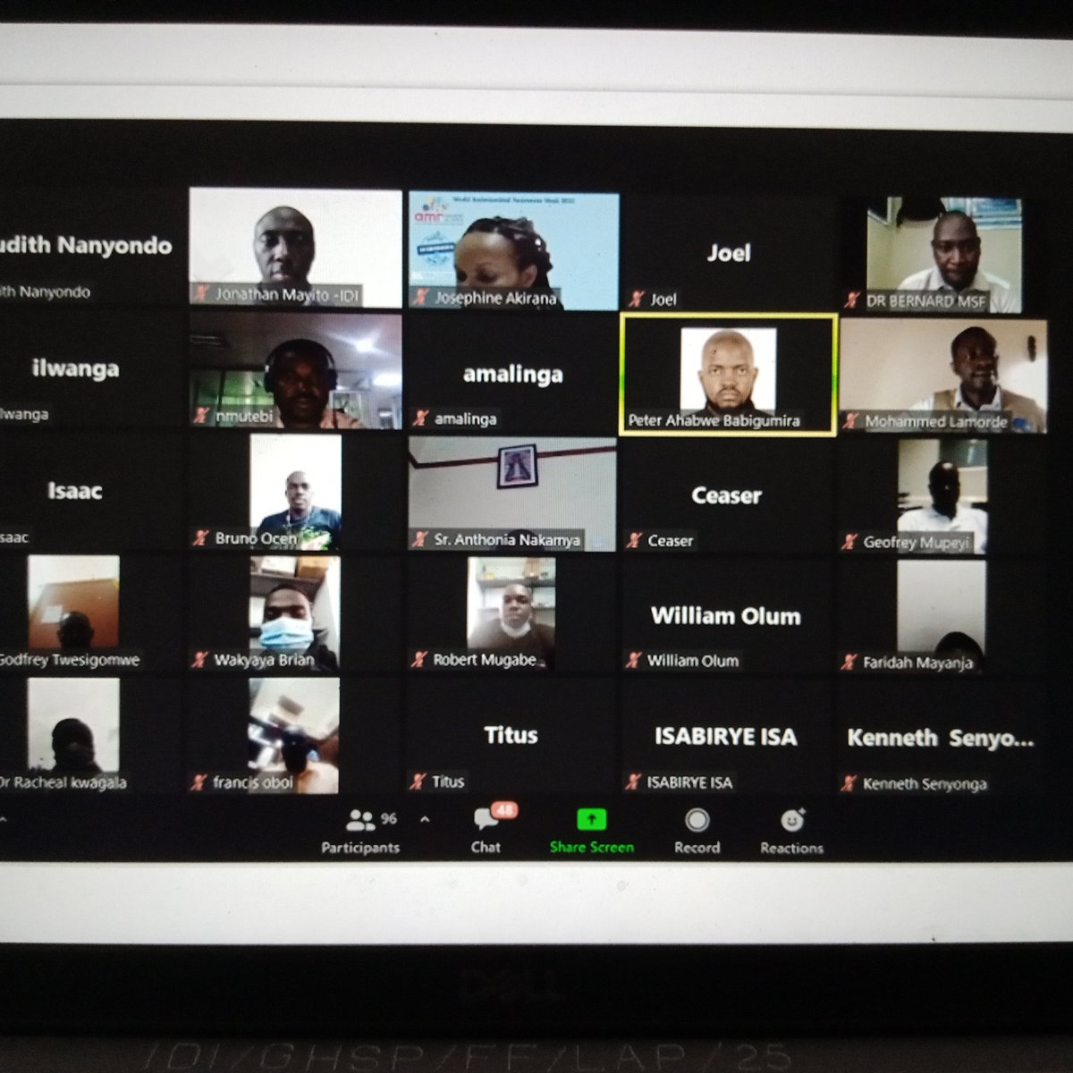 jmayito2011's tweet photo. Marking  the end of #WAAW2021, Uganda webinar showcased: Fleming Fund Country Grant, Fleming Fund fellowships, partners; @_CDCgov @UNDAuthority, work on Uganda AMR surveillance in a One Health Approach. Awareness campaign reached over 100 participants." @IDIMakerere @FlemingFund https://t.co/lLkVN96nkh