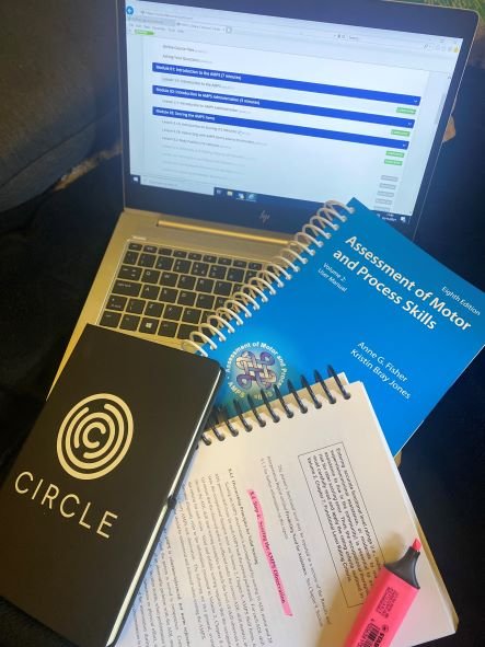 nhsggcmhot's tweet image. We are delighted to share that  @RenHSCP CIRCLE Recovery Hub Lead OT Suzanne Mckenna commenced @AMPS_ESI online training this week. Excited to be utilising this specialist tool in practice to aid #mentalhealth and #addictions recovery @sooshandy
 #occupationalPerformance