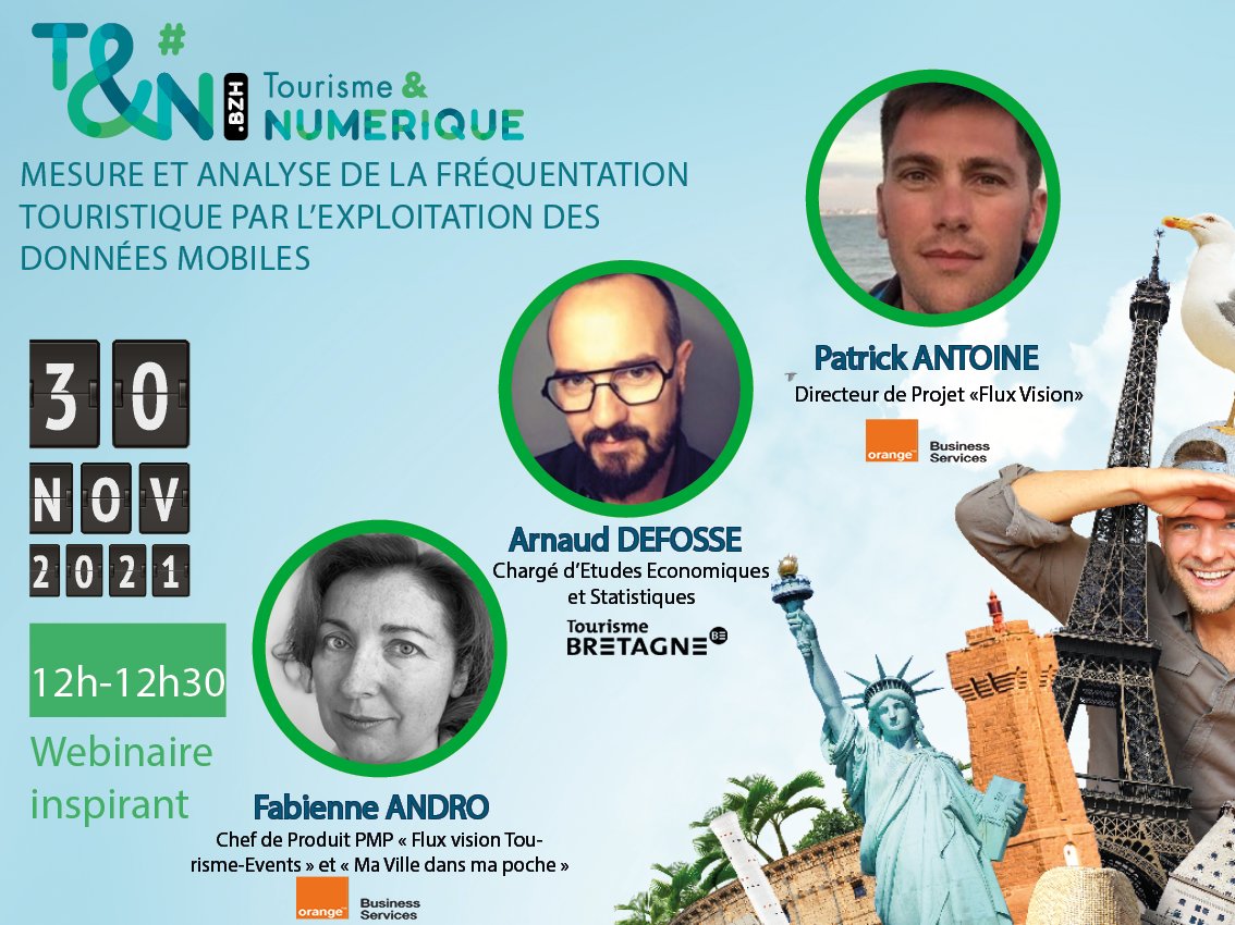 📢Dernière ligne droite pour participer à la 7e édition de Tourisme &amp; Numérique <a href="/TNbzh/">Tourisme & Numérique Lannion</a> ! 
Un beau programme à suivre en ligne le 30 nov > 10h-12h30 🙌
Après <a href="/_sophielacour/">Sophie L</a> et <a href="/Google/">Google</a>, place à <a href="/bookingcom/">Booking.com</a> et <a href="/OrangeBretagne/">Orange Bretagne</a> qui parleront #IA et #Tourisme
🔗tourisme-et-numerique.bzh