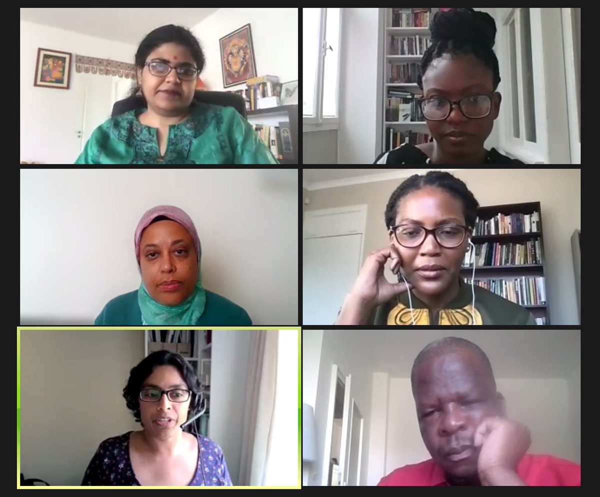 If you've not yet watched the recording of 'Forget International Studies', a #BISA2021 keynote, check it out now! youtu.be/O35ZViLsG4Y Featuring @sjndlovugatshen @Dr_Lata_N @sthembete and @swatipash, chaired by @heba_yo and @DrJennaMarshall Sponsored by @CUP_PoliSci