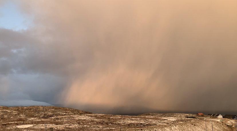 lenaanderssen's tweet photo. Where I live there are at least five seasons in one day. This is the unfiltered view from my window this afternoon. An oncoming cloud of snow wrapped in November's strange light.
#snowcloud #fiveseasons #weather https://t.co/89K5SOWQP6
