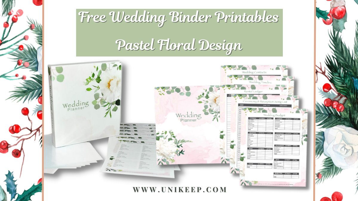 Planning a wedding? We have the perfect thing to get you started. The UniKeep Wedding Planner Binder helps you stay organized and on track with all the details. Download Wedding Binder Printables Pastel Floral Design now for free!👉bit.ly/3D5Pga5

#wedding #marriage