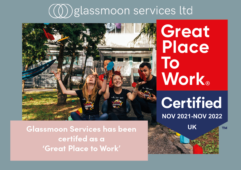 We are proud to announce that Glassmoon Services has been certified by <a href="/GPTW_UK/">Great Place to Work® UK</a> as a 'Great Place to Work' 🎉! #GPTWUK #GPTWcertified