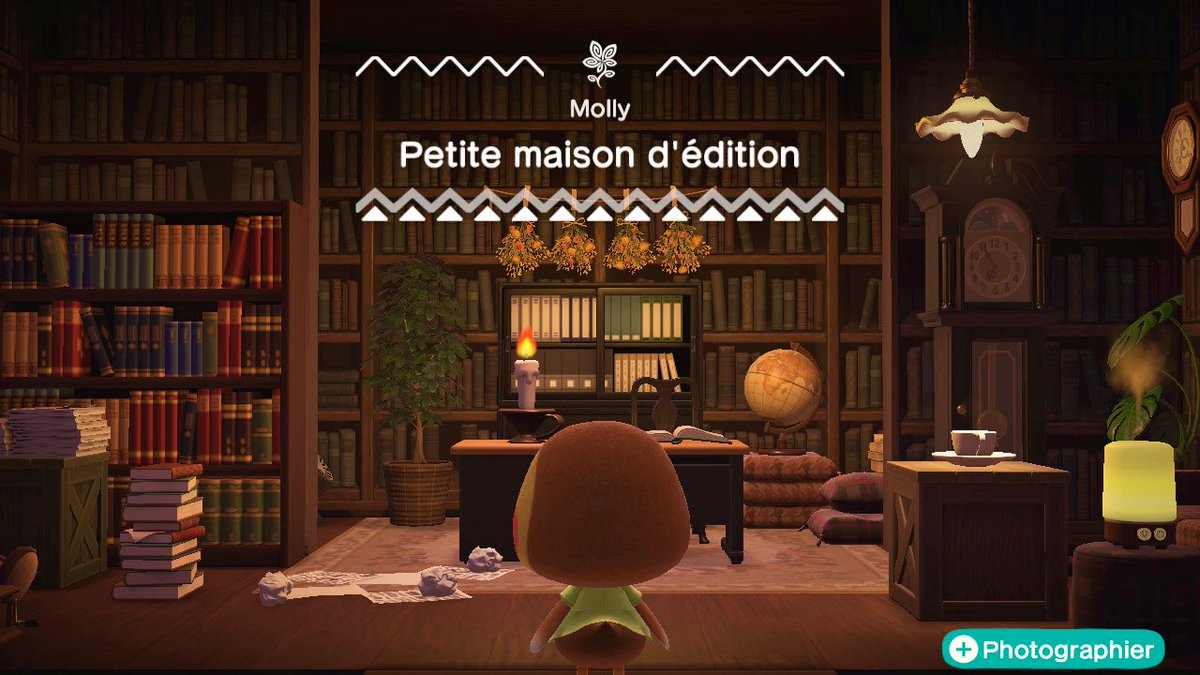 ColidoACNH's tweet photo. Voilà ma version de la maison de vacances de Molly 🥺📚📖 #ACNH #AnimalCrossing #HappyHomeParadise #Molly https://t.co/9FDEMqdcKQ