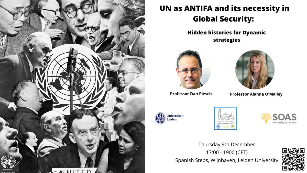 Centre of Expertise Global Governance (@coeglobalgovern) on Twitter photo On Thursday 9th December at 17.00 CET, Professor <a href="/DanPlesch/">Dan Plesch</a> <a href="/SOAS/">SOAS University of London</a> will delve into the histories of the #UN, arguing for the organisationās necessity in global security, to mark #HumanRightsDay in discussion with Professor <a href="/AM_OMalley/">Alanna O'Malley</a>.
thehagueuniversity.com/about-thuas/th⦠On Thursday 9th December at 17.00 CET, Professor <a href="/DanPlesch/">Dan Plesch</a> <a href="/SOAS/">SOAS University of London</a> will delve into the histories of the #UN, arguing for the organisationās necessity in global security, to mark #HumanRightsDay in discussion with Professor <a href="/AM_OMalley/">Alanna O'Malley</a>.
thehagueuniversity.com/about-thuas/thā¦