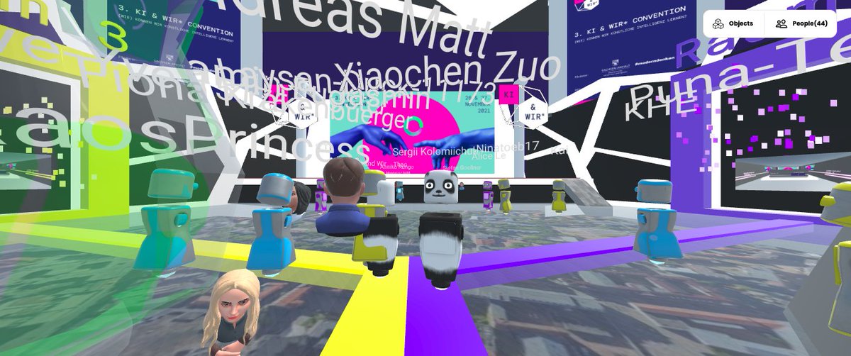 ki_wir's tweet photo. Ersten Convention Tag verpasst? Kein Problem! 😇 Meldet euch jetzt noch an und probiert euch morgen bei interaktiven KI-Workshops aus, experimentiert mit Musikrobotern oder erzeugt künstliche Gesichter. 🤖 https://t.co/kRHLINguRw https://t.co/7Y8kdd4KqY