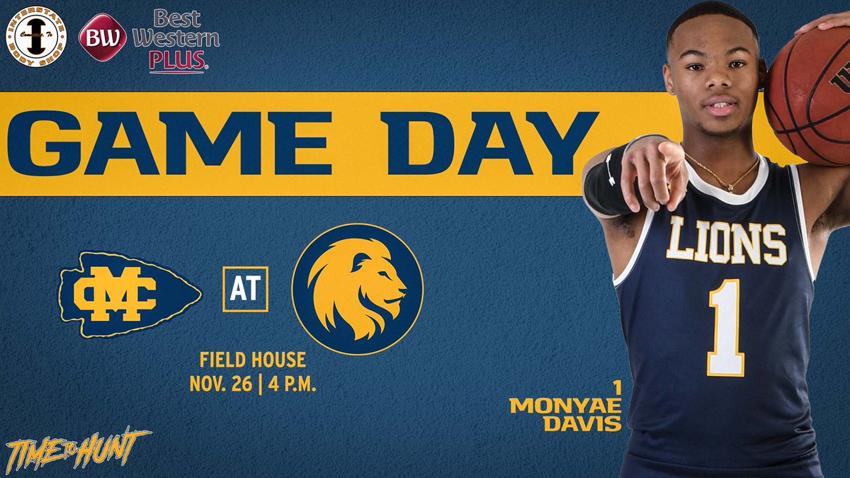 🚨GAME DAY🚨
Come on down to the Field House to see the Lions take on the Choctaws! #LionTough #3G #BestInClass 

Bring a can of non-perishable food to donate to <a href="/LionsPantry/">TAMUC The Lion Food Pantry</a> for a special $5 ticket to today's game!