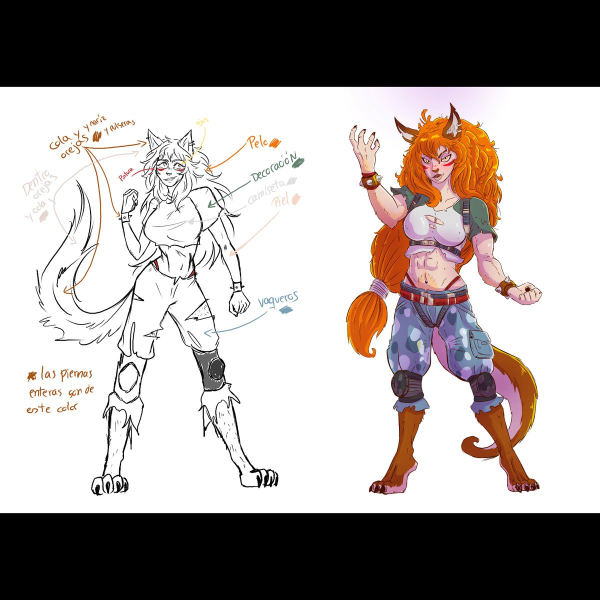 DiegoLder1's tweet photo. Un #conceptart inspirado en #Kira, el personaje original #oc creado por @chicadesastre_art
Pasaros por su perfil para ver su trabajo!
#digitalartwork #comicartist #characterdesing #charactersconcept #fullcolor #wolf #werewolf https://t.co/XGBR2pCmem