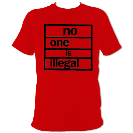 TeaspoonTees's tweet photo. https://t.co/DImoRnTJxo

Well, because they're bloody not, are they?

Quality printing on great tee shirts. Available in 5 colours and sizes up to 3XL

Just £14.95 plus p&amp;p. Link above

#RefugeesWelcome 
#NooneIsIllegal
#channelcrossings https://t.co/3KneAPGqeP