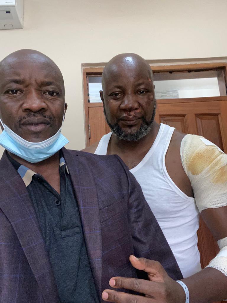 GalaxyFMUg's tweet photo. UPDATE: @nbstv’s news anchor, @SamsonKasumba has been involved in a car accident.
We would like to wish him a speedy recovery. 

#GalaxyFMNews https://t.co/BLp7mOoWRF