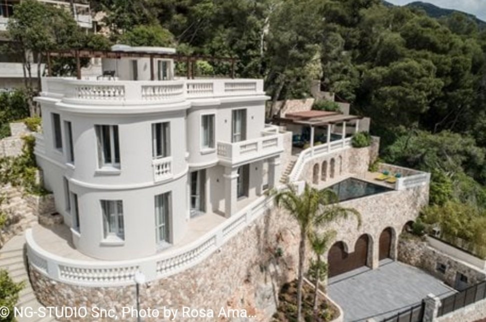 монако виллы на берегу лазурный берег. монако виллы на берегу лазурный берег. особняк в монако. вилла в монако. вилла босолей монте-карло.