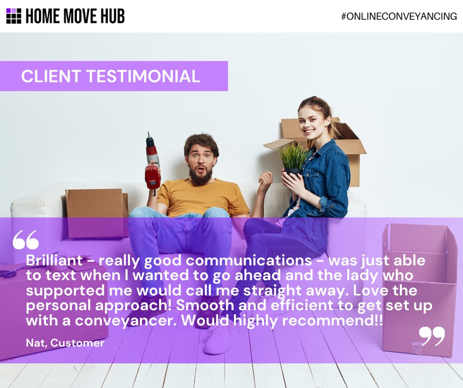 HomeMoveHub's tweet image. We are committed to helping first-time buyers get on the property ladder! Start the online conveyancing process with a free quote from Home Move Hub and find out how we can help you get your new home! ow.ly/icSQ50GXeyW #propertynews #propertymarket #onlineconveyancing