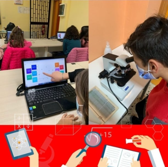 GasperiIc's tweet photo. "Pomeriggio geniale" all'I.C. A. De Gasperi. Gli alunni di quinta primaria si cimentano in giochi matematici ed esperimenti scientifici. Bravissimi 👏 #nonsolocervelloni 🧠 #stemsid https://t.co/OEM8YNI0Hc