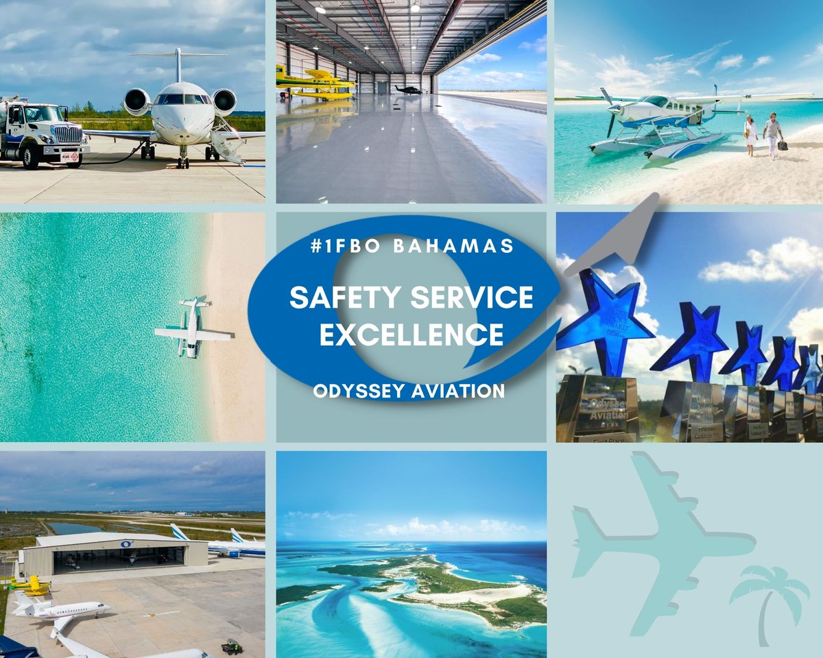 OdysseyBahamas's tweet photo. #OdysseyAviation #Bahamas The Largest Private Aviation Service Provider in #TheBahamas ๐๐ง๐ธ
Full Service FBO's in #Nassau #MYNN & #Exuma #MYEM. Handling in #Eleuthera @ #RockSound #MYER & #GovernorsHarbour #MYEMโ๏ธ
#bizav #flyprivate #pilotlife #aviation #avgeek #flyaway #jetset https://t.co/5Piq6vIUPe