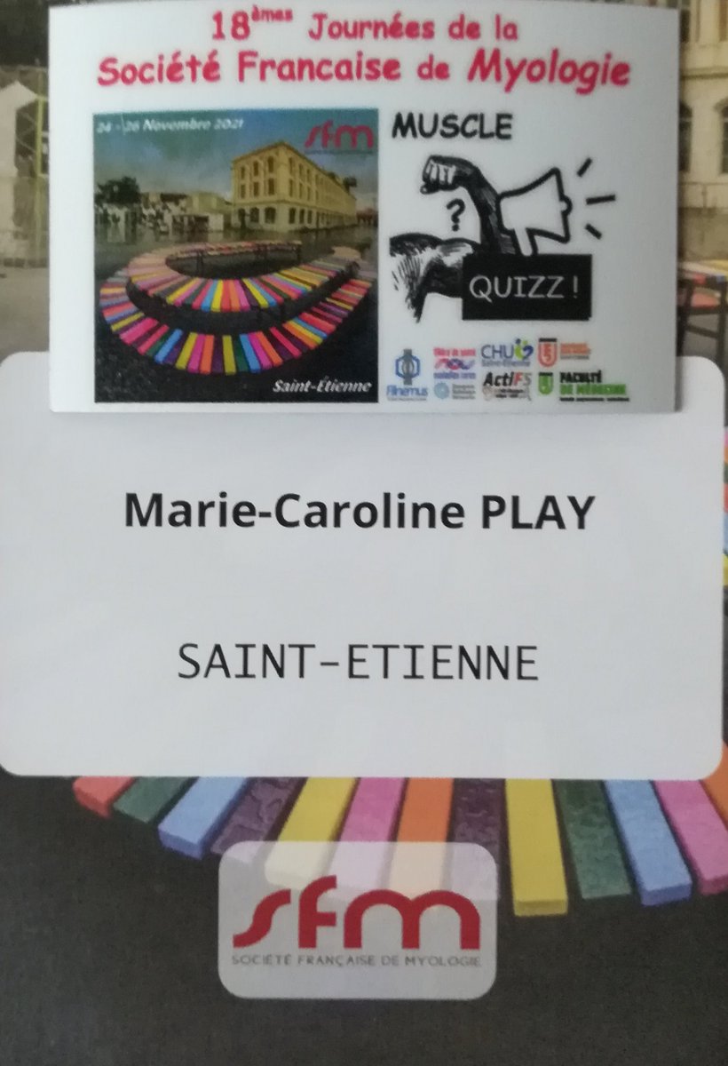 MarieCaPlay's tweet photo. #JSFM2021
In parallel of work at the lab, the end of this week was the opportunity to
1️⃣ have fun with the Muscle Quizz 🏆⚽⁉️
2️⃣ learn more about neuromuscular fatigue for the next thesis semester 🔜🔎📑 https://t.co/p4SaYMllxy