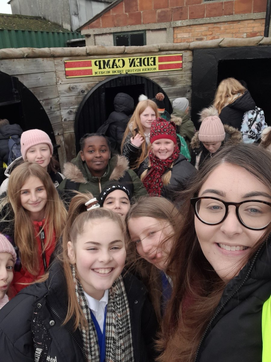 Smiles all round for 6L - safe arrival home!