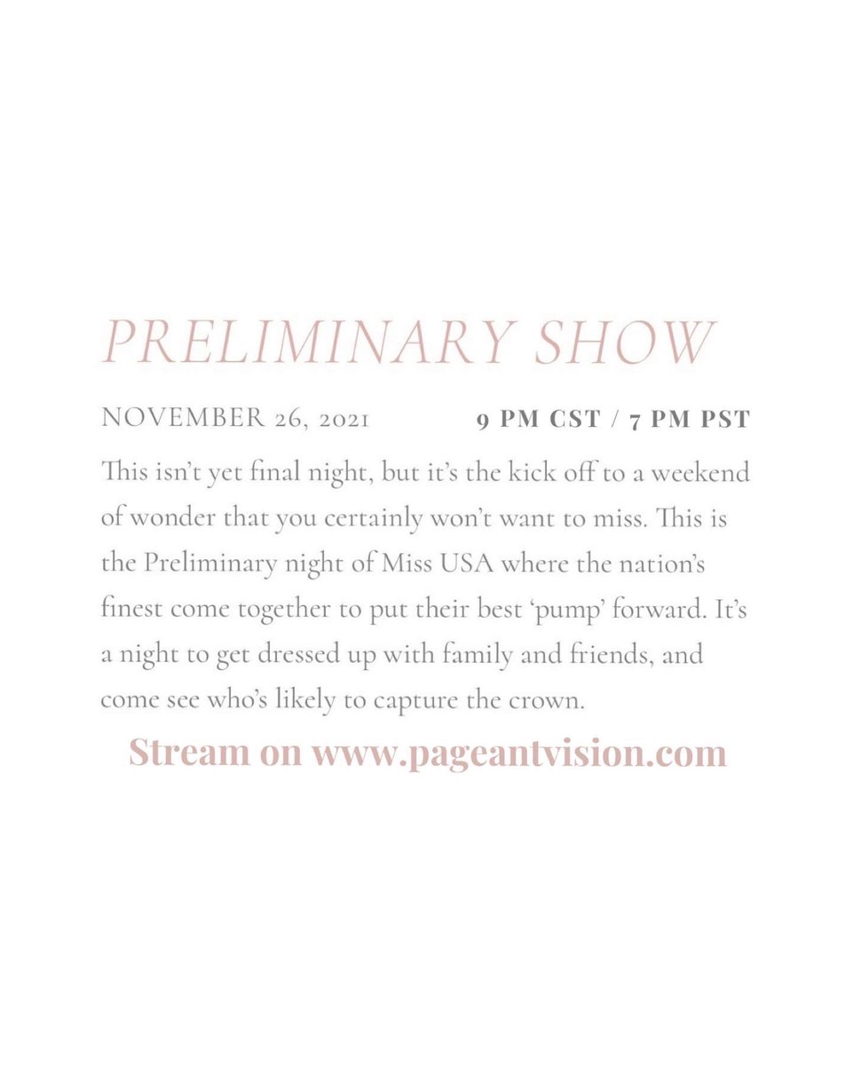 AllisonECook's tweet image. The @missusa Preliminary Competition is tonight at 9 PM CST / 7 PM PST! Two ways to watch: live at the @riverspiritcasino in Tulsa, OK or streamed on pageantvision.com 👑✨

📸 georginavaughanphotography 
💄 oliviarosebeautyy 
#missoregonusa #missusa