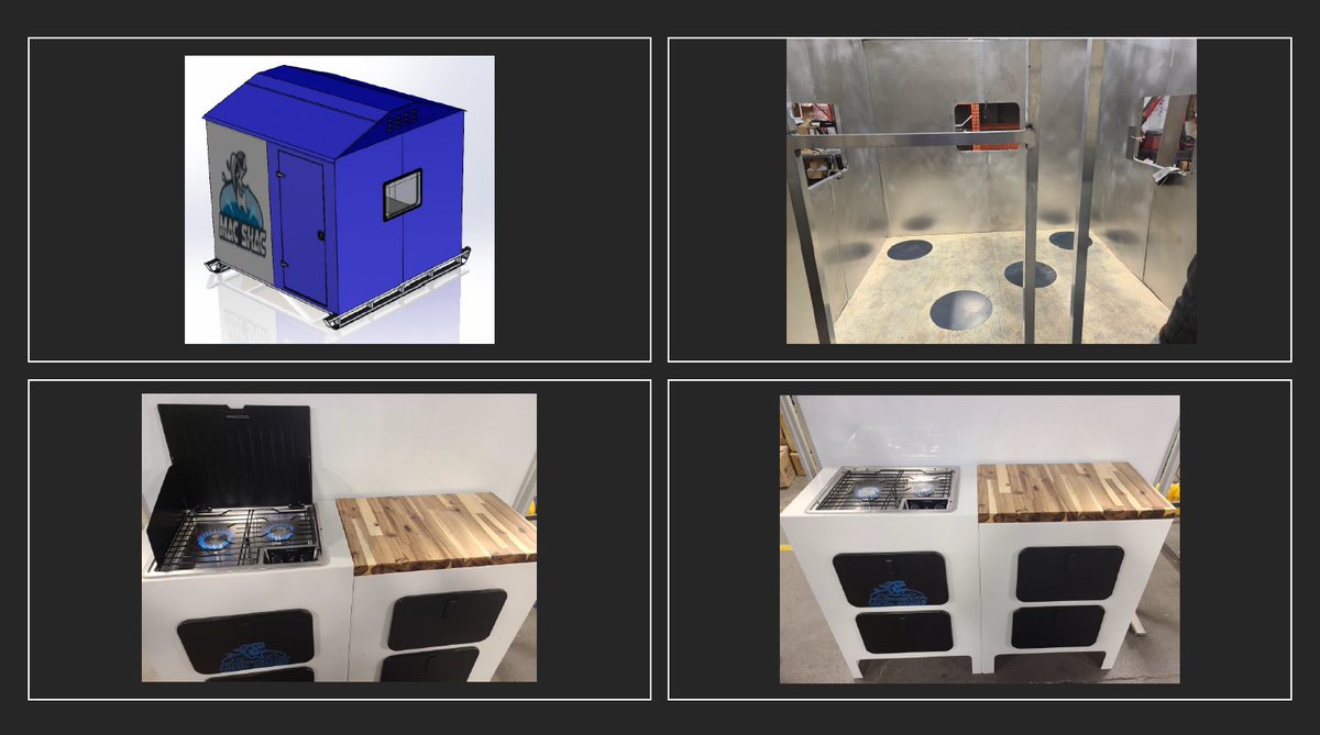 MackowInds's tweet photo. Fish Fry Friday here at Mackow as our Mac Shac is getting ready for paint and assembly all with these beautiful comfort options such as this cooking area. Keep posted as the final product will be amazing...
#fishingislife #familyfun #icefish #iceshack https://t.co/OWe7dZrc3c