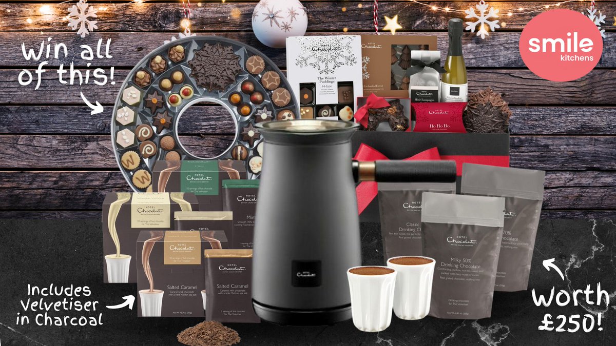 #WIN £250 of Hotel Chocolat goodies!
To enter:
- Follow @mysmilekitchen
- Like this post
- Retweet with #smilekitchenscomp 
#Winner picked 17/12/2021
For full T&Cs, email: info@smilekitchens.com 
#competitionuk #freecompetition #freecomp #comp #kitchens #giveawayuk #compuk #gift