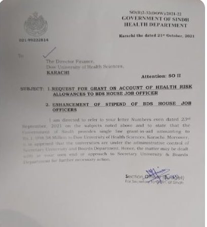 DayalaZoya's tweet photo. DUHS gets grant in aid of 1,098 Million PKR from Health department of Sindh still they pay 20,000PKR instead of 45,000Pkr per month to its Dental HOs. @BBhuttoZardari @SindhCMHouse @pmc_org 
#JusticeForDUHSDentalHouseofficers https://t.co/urr5oEqeTA