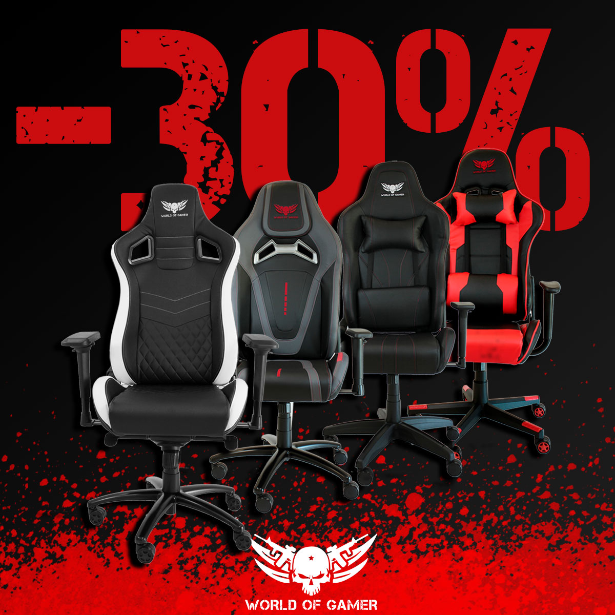 WoGWorldofGamer's tweet photo. 💥BLACK FRIDAY na World of Gamer!💥
-30% em todas as cadeiras World of Gamer! E podes ainda obter PORTES GRÁTIS! Utiliza o código "bf2021" no checkout! 
Só nos dias 26, 27 e 28 novembro! Stock limitado!
#blackfriday #blackfriday2021 #worldofgamer #wog #cadeiragaming #gamingchair https://t.co/GxRt7vSasy