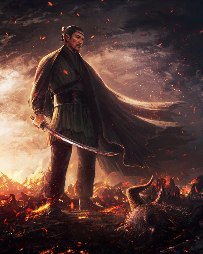 TheWheelOfTime's tweet image. By the Light, this drawing of #Lan is incredible! Check out more of the artist's incredible artwork on Instagram (@ IWestling) #TheWheelOfTime #FanArtFriday