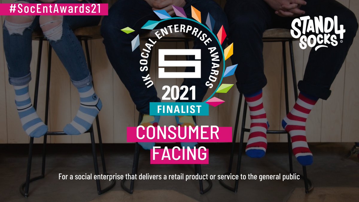 Social Enterprise UK (@socialent_uk) on Twitter photo 👏Congratulations to #SocEntAwards21 finalist
<a href="/Stand4Socks/">Stand4Socks</a> the ethically & quality made Buy One = Give One sock brand.
🧦They have now donated over 150,000 pairs of socks to vulnerable people in need.
socialenterprise.org.uk/social-enterpr… 👏Congratulations to #SocEntAwards21 finalist
<a href="/Stand4Socks/">Stand4Socks</a> the ethically & quality made Buy One = Give One sock brand.
🧦They have now donated over 150,000 pairs of socks to vulnerable people in need.
socialenterprise.org.uk/social-enterpr…