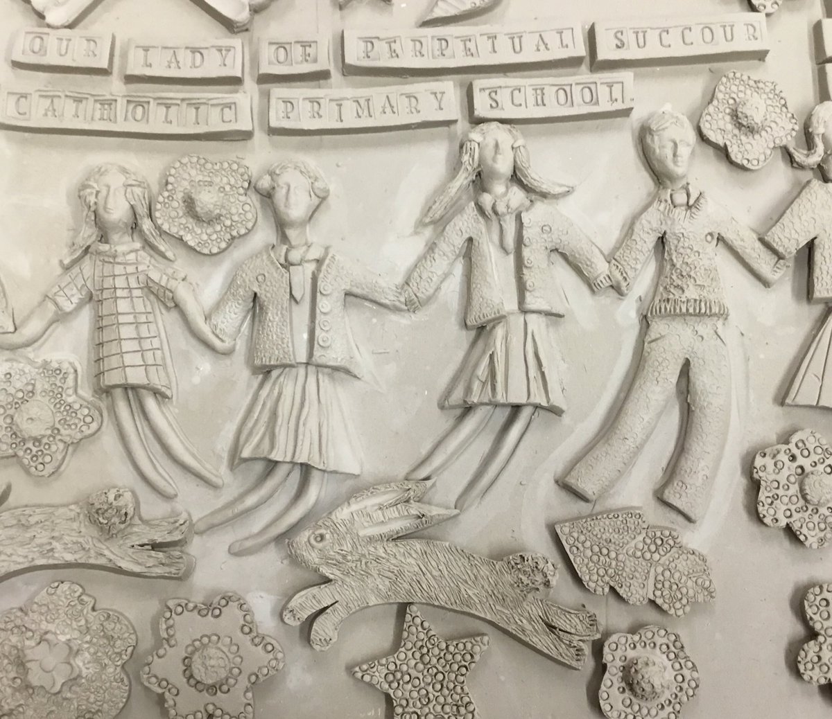 olpsprimary's tweet photo. Some lovely art work going on this week, thanks @jane_ceramics https://t.co/F2VpJFwFe2