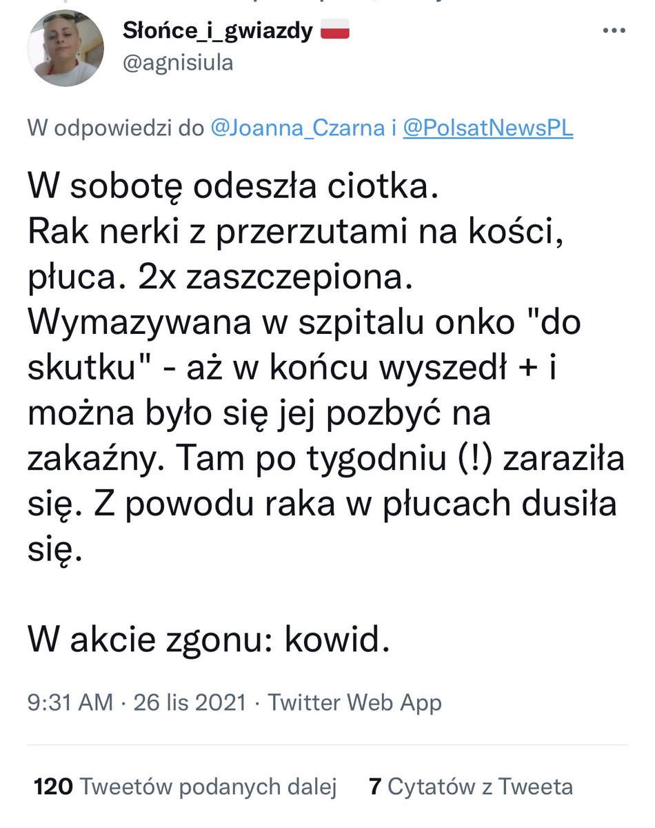 rrobertn's tweet photo. 🔴 Znany #troll @agnisula z „przystawkami” np #trollem @joanna_czarna z galerii #prawdaulicy udowadniają…  jak być dumnym z bycia głupim. Głupie #trolle: w akcie zgonu, nie jest podawana przyczyna zgonu... W załączniku #słynnecytaty i #laurtolla 👇🏻  https://t.co/UwNEf8OSD2 https://t.co/c6e1QCp1Du