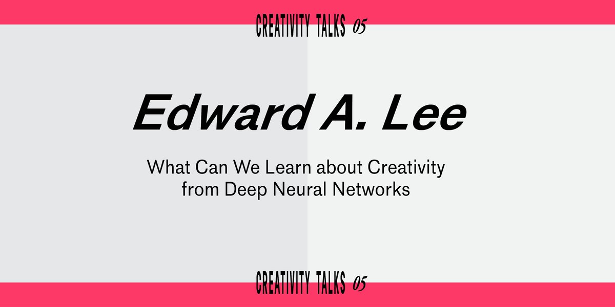 TalksCreativity's tweet photo. The fifth session of the Creativity Talks will have as keynote speaker the Berkeley Professor of the Graduate School in Electrical Engineering and Computer Sciences Edward Ashford Lee on The Coevolution.

  Watch it on our Youtube channel: https://t.co/VHqbPqTt16 https://t.co/K9g6ah2U4X