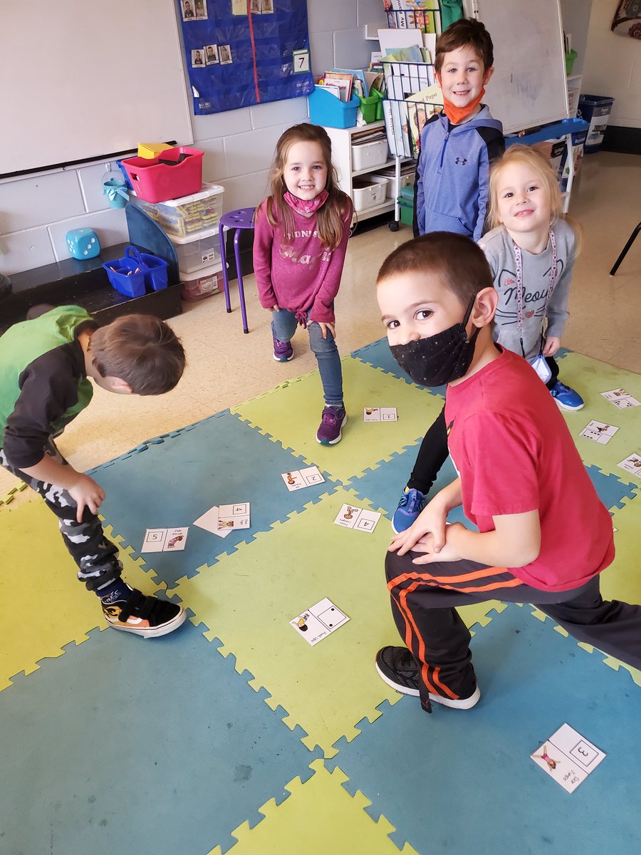 GillBaskwill's tweet photo. We're wrapping up our unit on Numbers with some pretty awesome stations! @BeebotCo @PlayOsmo #movementmath #counting #seewhatimlearning @SMES01 https://t.co/IyIvIR1dpQ