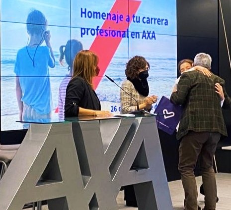 Esta mañana; un momento especial, irrepetible y emocionante.Gracias #AXA