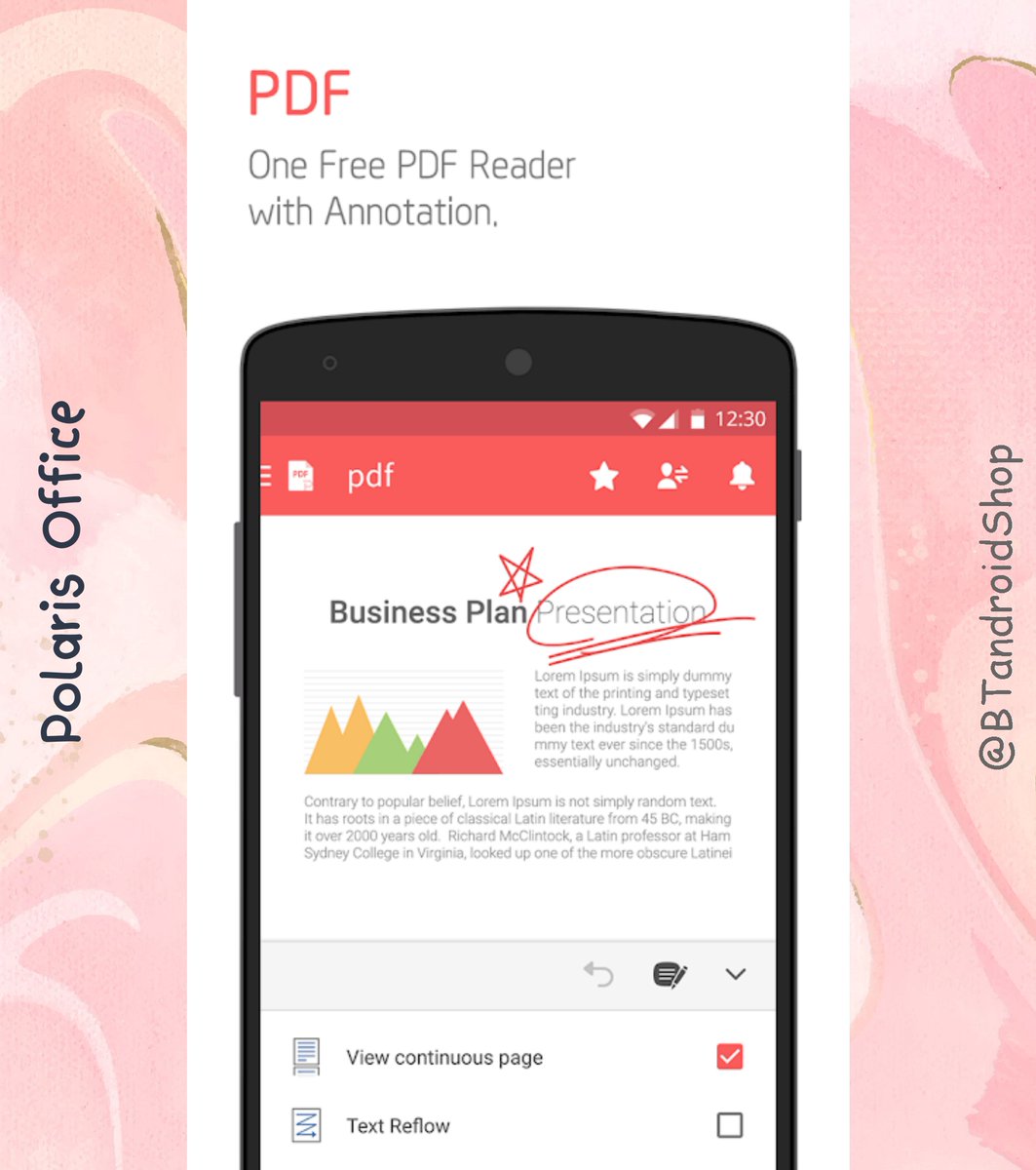 BTandroidShop's tweet image. PolarisOffice
แอปเอกสาร ใช้งานเหมือนบนคอม รองรับ DOC, DOCX, XLS, XLSX, PPT, PPTX, PPS, PPSX, TXT, HWP, ODT, PDF
30 บาท
#PolarisOffice #ซื้อแอป #ขายแอป #รีวิวแอป #แอปดีบอกต่อ #แอปแอนดรอย #แอปการศึกษา #แอปยอดฮิต #แอปพรีเมียม #ปลดล็อก #แอปดีบอกต่อ #แนะนำแอพ #แนะนำแอป