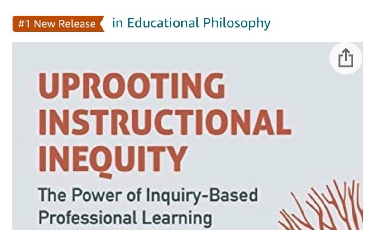 Teachers_Lead's tweet photo. 📣 Calling all 
#EdEquity #EdLeaders! 

My new book is Amazon’s #1NewRelease in Educational Philosophy today! 

Woot-woot! 🎉

Uprooting #InstructionalInequity: The Power of Inquiry-Based #ProfessionalLearning 

👇🏽

https://t.co/jGTmbRryDb https://t.co/uLLmUYwQKk