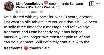 BscSallyann's tweet photo. Here’s some of my recent reviews from my clients.
I am so lucky to do the job I love ❤️
#review #clients #happy #lovemyjob #healing #feedback #recommended #bestjob #thankyou #foryourtime #sallyannwaterswellbeing #wellbeing #mentalhealth #painrelief #newport #cwmcarn https://t.co/7gNWTWEypy