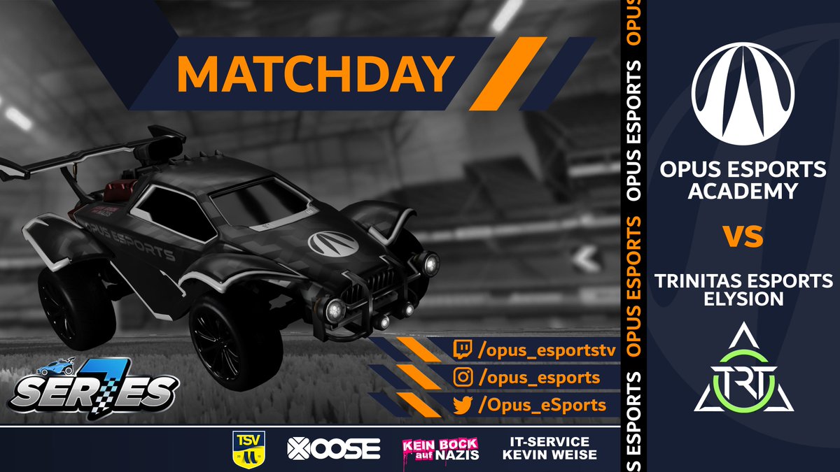 Spieltag 4!
Nach zwei verlorenen Matches in der <a href="/7SeriesRL/">7Series🏁</a> wollen wir heute endlich wieder mit einem Sieg über <a href="/TrinitasEsports/">Trinitas Esports</a> Elysion angreifen. Ob uns das gegen ihren SuperSub <a href="/PwrshotRL/">PwrShotRL</a> gelingt sehen wir heute Abend um 20 Uhr!

#GOPUS #OPUSRL