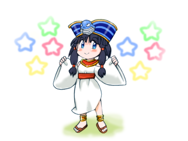 protonozawa's tweet photo. らくがき。 豆のように小さく描いたパトラ子ちゃん https://t.co/C85InP3JwJ