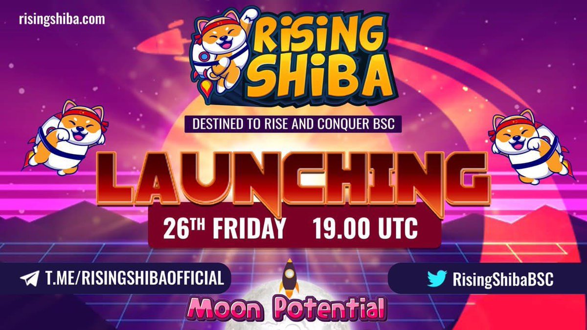RyukCalls's tweet photo. Rising Shiba is launching today and I can’t wait. I’ve seen the list of influencers in on this project i think this will do big numbers

100% safu check them out below ⬇️

⭐️CA:0x30d4870E9A83b535ec7E6A5DeAcF9a6a5438105D

⭐️Web https://t.co/pER4rgYZ1G

⭐️TG https://t.co/wxlhhkPVaz https://t.co/dh1aPGtmM7