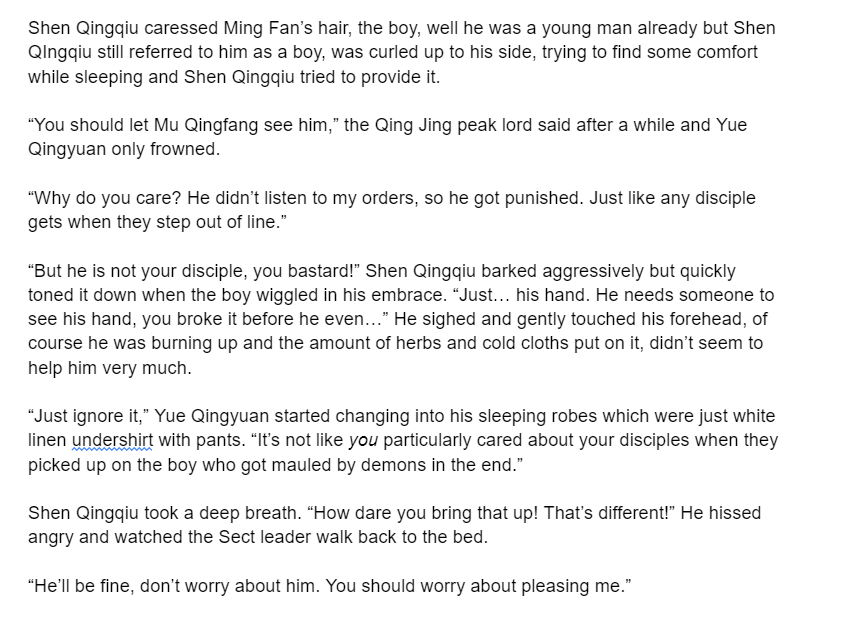 Lartharion's tweet photo. I had to reupload bcs it didn't connect to my thread.
5/7
//neglect, dreamscape, unbetad
there will be bonus today, i started writing it down before going to work on house

#MingFanWeek2021 #QiFan #svsss https://t.co/TF3kkttbMH