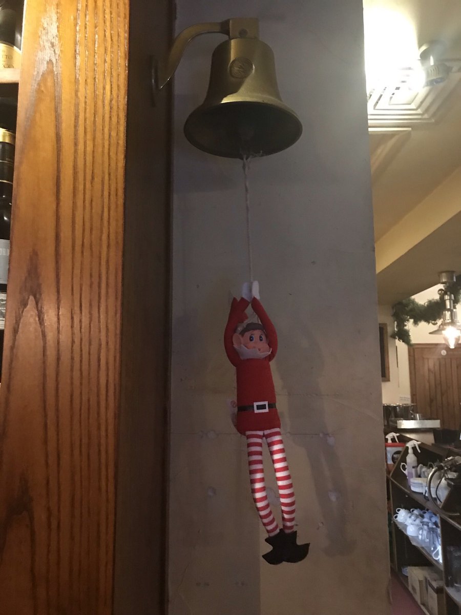 Elf is not quite on the shelf today!