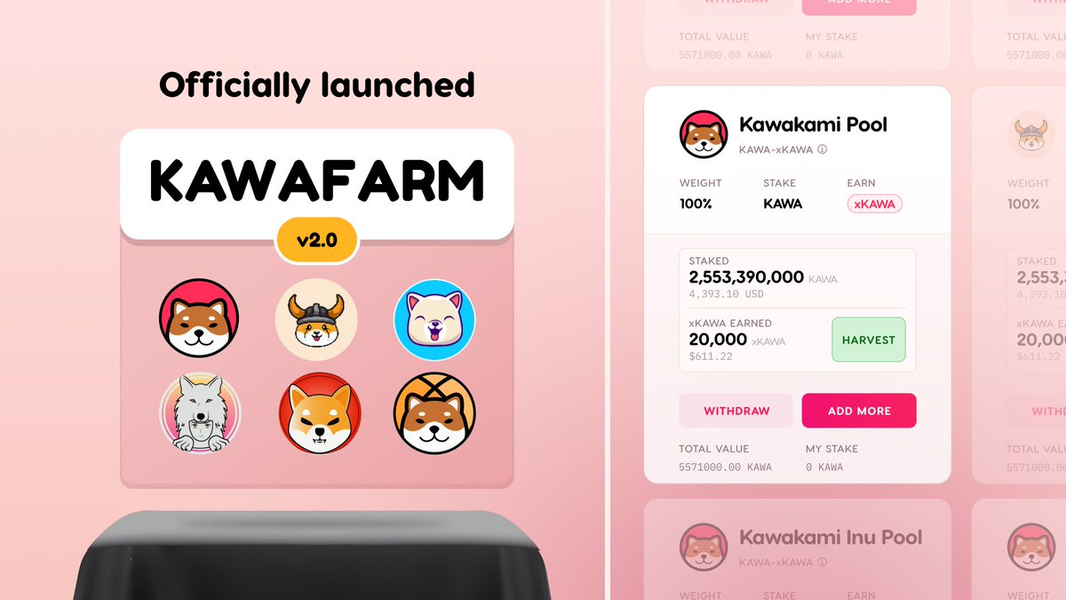 SammyB27065695's tweet photo. Attention #shiba & #kawa holders!
If you were to stake your #shib would you choose #shibaswap or would you choose to stake it on the #kawafarm? Both have their benefits but the kawafarm also gives you #kawa as well as #shib
Like for #kawafarm / RT for #ShibaSwap
#kawawarrior https://t.co/Ae2Mswx8In
