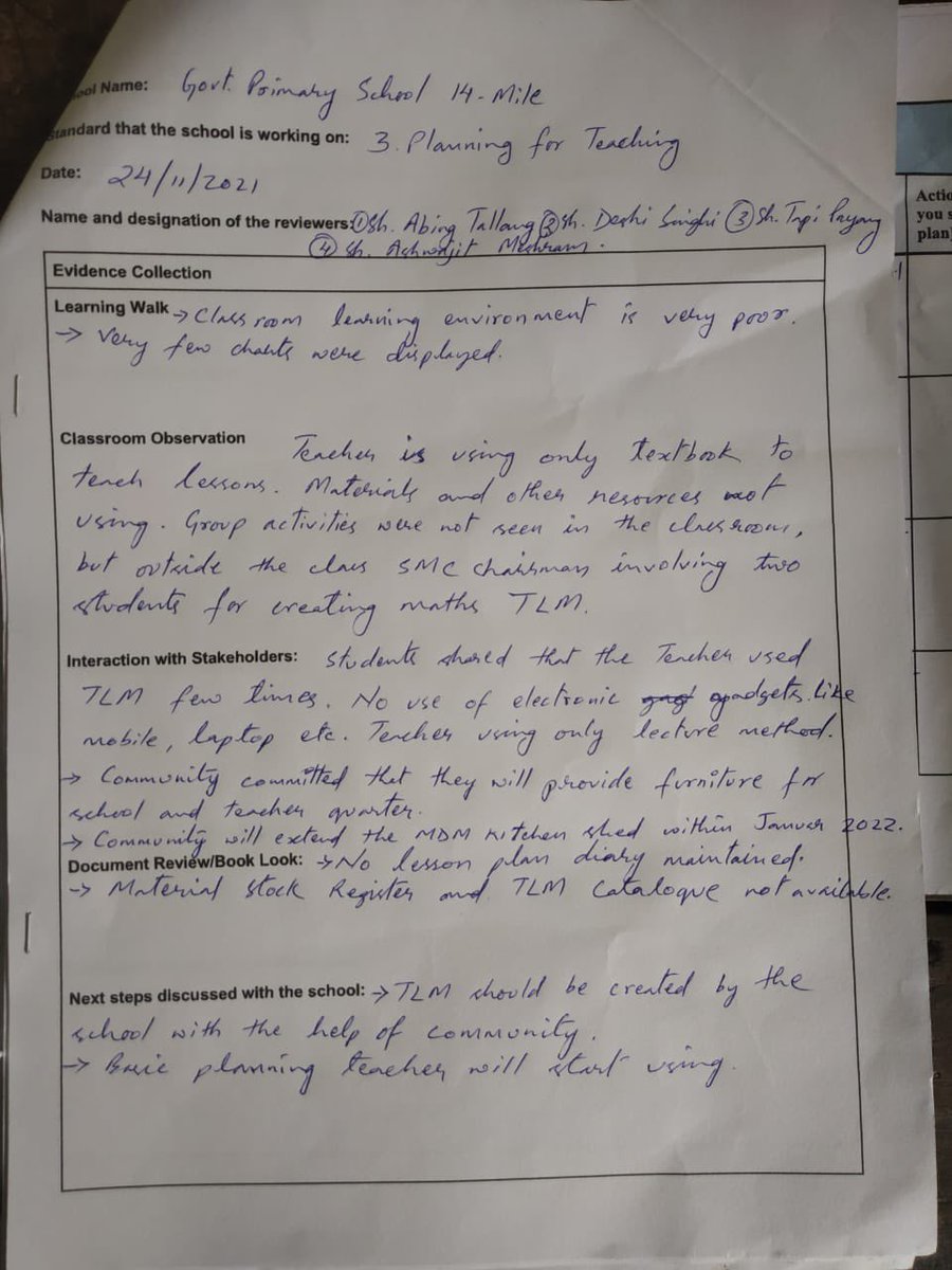 As a part of pilot project, under Mission Shiksha, SMC members and teachers were acquainted with Shaala Siddhi and asked to self-review their schools. During that process, this teacher recognised that he could use innovative learning methods to keep the students engaged.