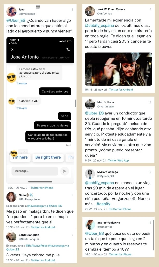 defensadeltaxi's tweet photo. 1.196 ESPECIAL NINGUNEO A CLIENTES @consumogob @fiscal_es @DefensorPuebloE @facua @consumorg @CECUMadrid @ADICAE @consumidores 

#Marketing servicio inmediato y/o puntual

#BienvenidosALaRealidad RETRASOS y/o FALTA DE PROFESIONALIDAD 

#QuejasVTC #EstafaUberCabify #Uber #Cabify https://t.co/u7qMS5y43X