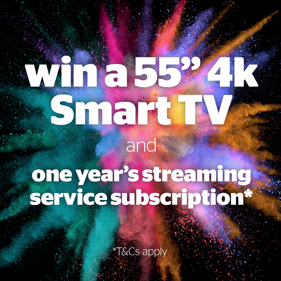 We're giving one lucky sleeper the chance to win a 55” 4k Smart TV AND one year’s subscription to a streaming service of your choice*. 

To enter, sign up to our newsletter using the form on our website: bit.ly/3CV3f28

*Terms and conditions apply.