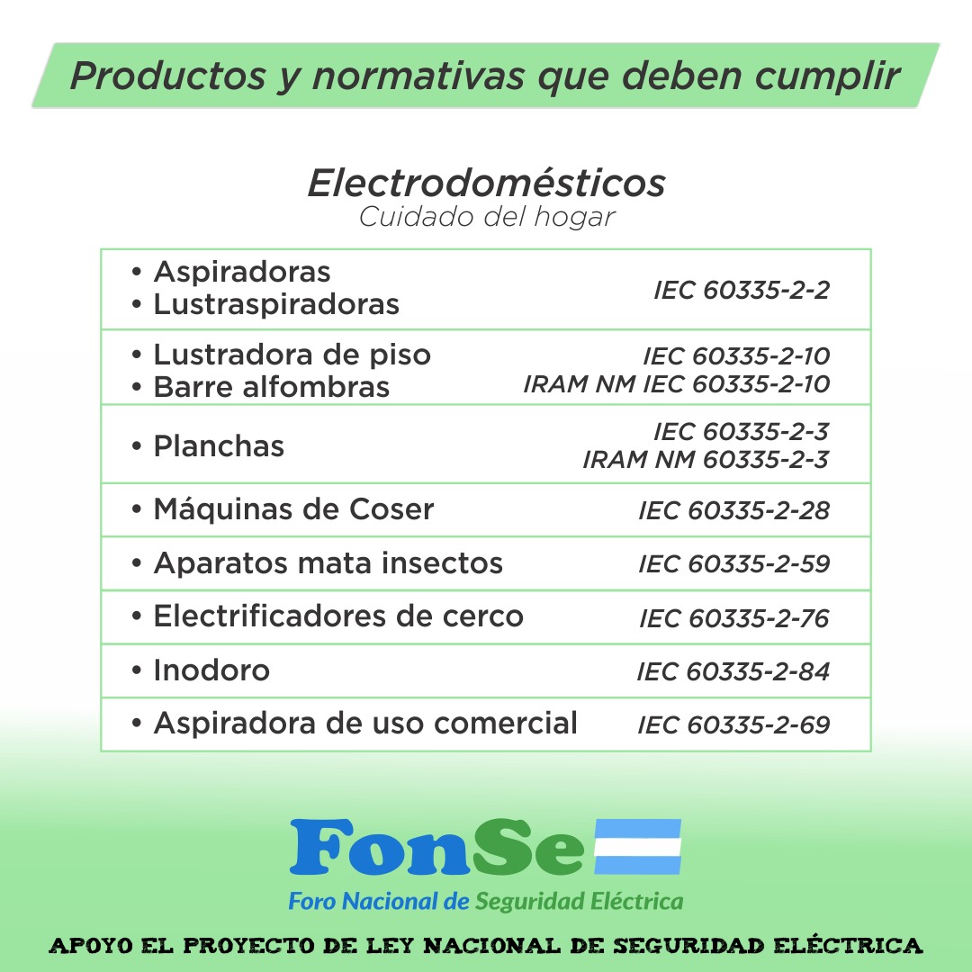fonseargentina's tweet photo. 👉 Seguimos compartiendo, listados de productos -en esta oportunidad electrodomésticos, cuidado del hogar- con sus normas correspondientes. https://t.co/u6UXMIl9aC