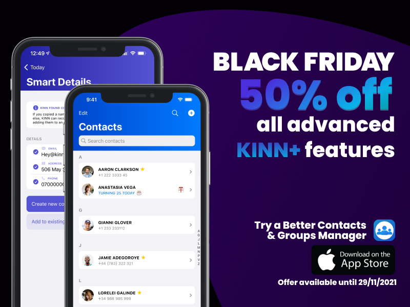 KINN - Contacts Manager App tweet media