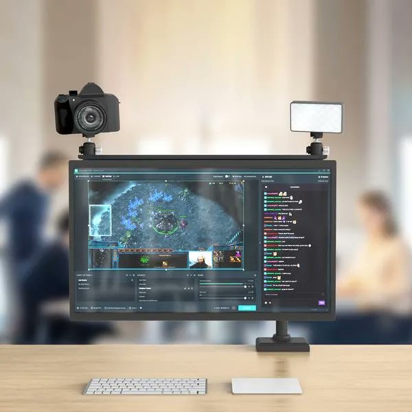 hecklerdesign's tweet photo. Create the ultimate online streaming and video conferencing setup with our Camera Shelf Collection. 

Start Streaming: https://t.co/eIwBxwhgrj

#onlinestreaming #videoconference #twitch #twitchgamer #twitchstream #remotework #heckler #hecklerdesign #apple #workfromhome https://t.co/zSUARa4oVn