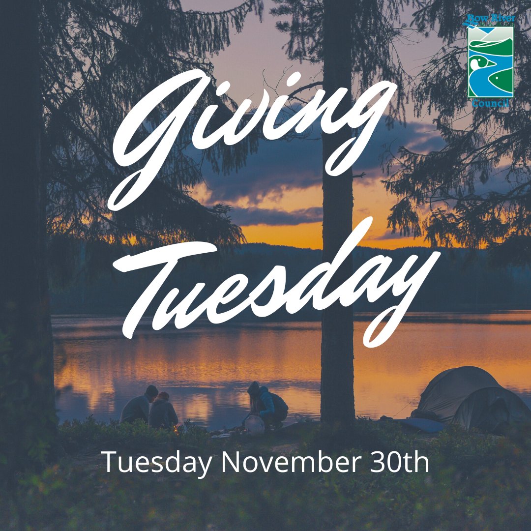 BowRiverWPAC's tweet photo. Mark your calendar! Next Tuesday November 30th is #GivingTuesday – a global day of generosity. Please consider a donation to the BRBC to support the ongoing work of hundreds of volunteers to ensure responsible watershed management in the Bow River Basin. https://t.co/eZduqZncFf
