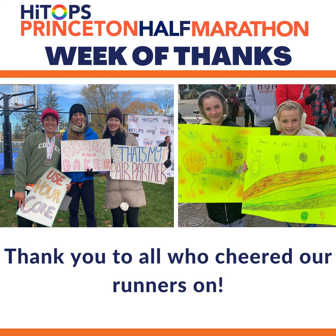 PrincetonHalf's tweet photo. One week later and we are still basking in the excitement of race day! We hope you enjoy our week of sharing all that we have to be thankful for. 

#hitops #princetonhalf #halfmarathonlove #princeton #njrunning #gothedistanceforallyouth https://t.co/0VzPXDlhpQ