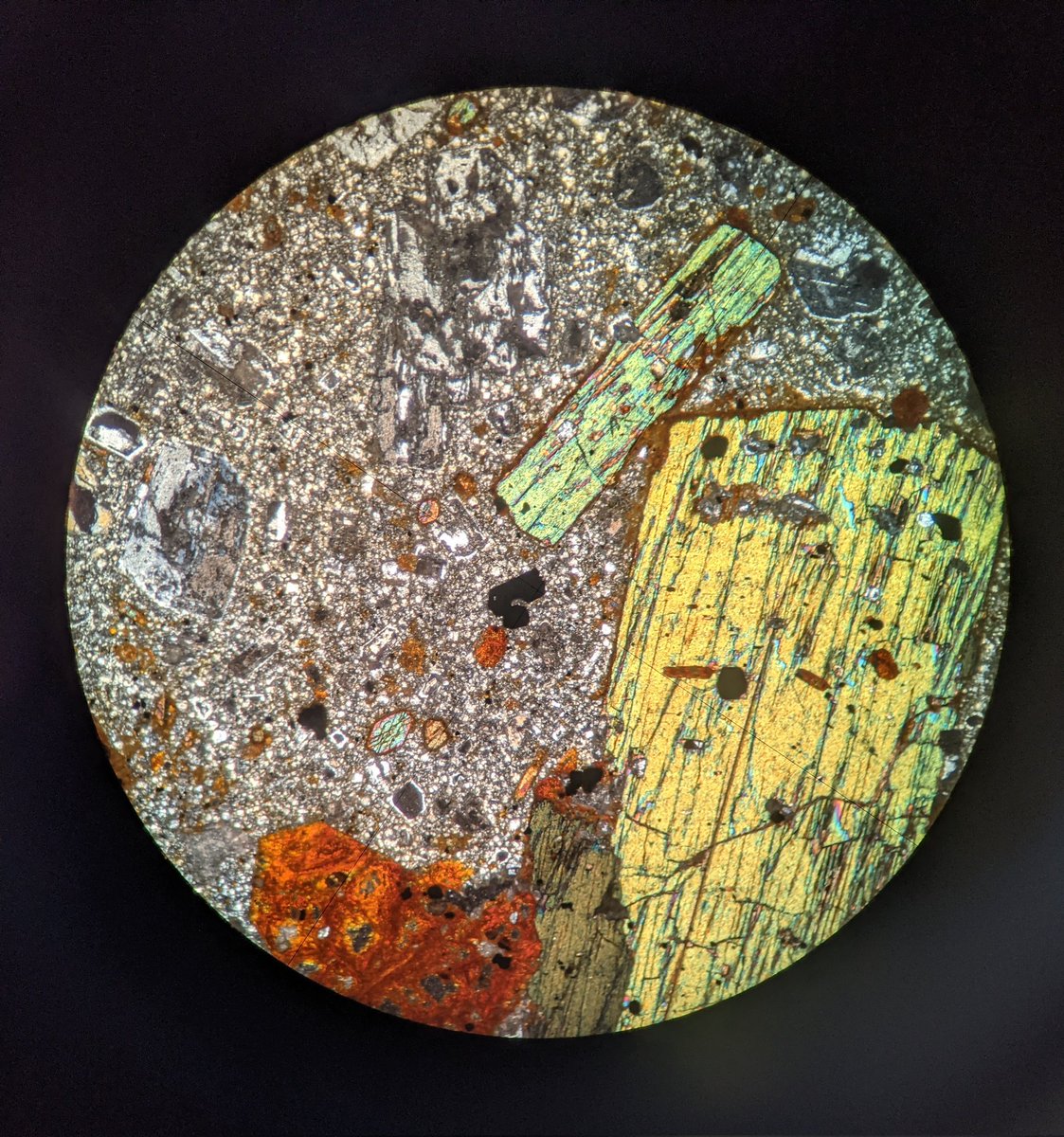 NatStephen's tweet photo. Back with @EarthSciPlymUni this week looking at the enigmatic Breche Rouge from Carboneras, Spain - our #MGeol students are getting ready to analyse this using XRF, #ElectronMicroscopy & CL, to investigate it's complex geological history... https://t.co/o65rgvjbZZ